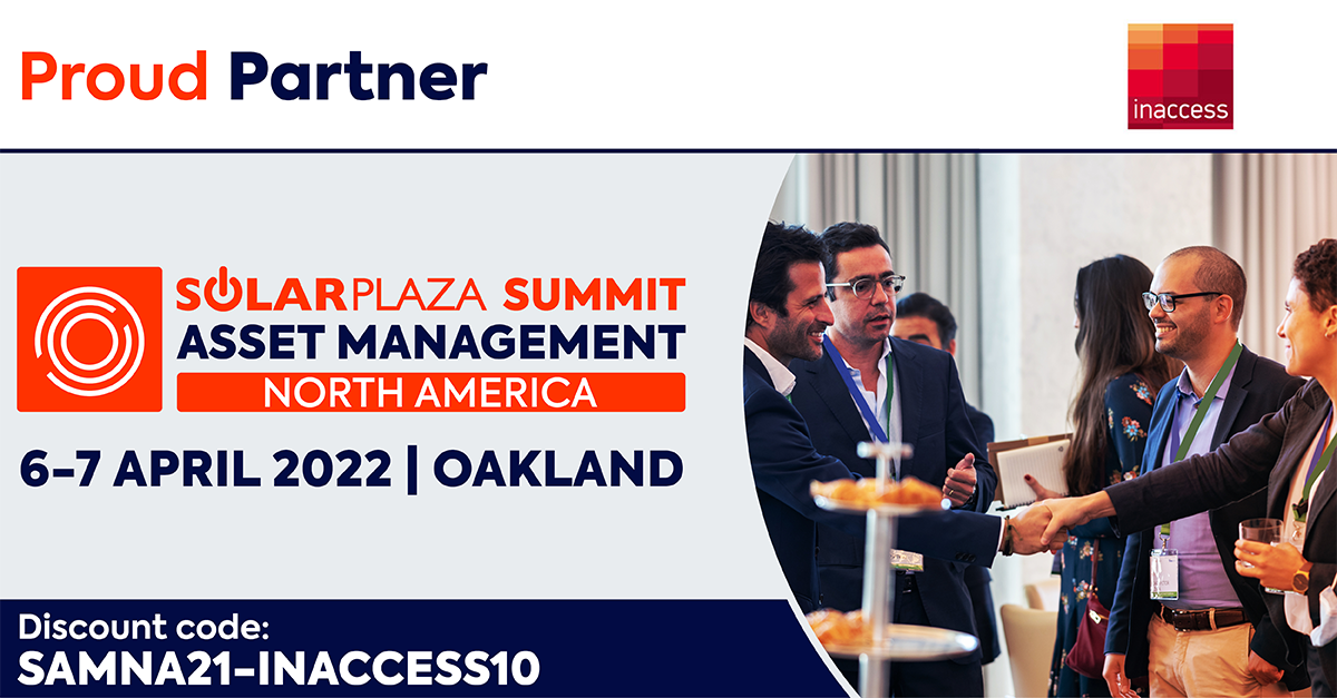 Inaccess at the Solarplaza Summit Asset Management North America 2022