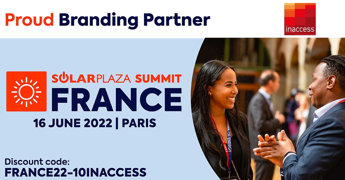 Inaccess joins Solarplaza Summit France 2022