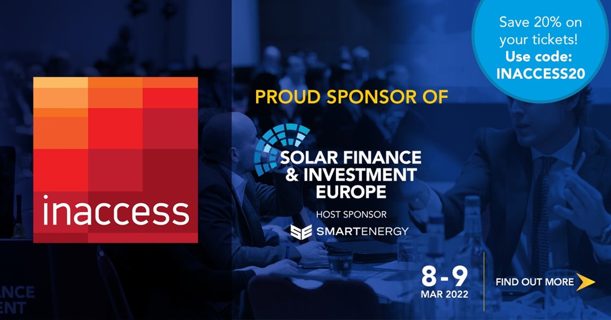 Inaccess at the Solar Finance & Investment EU 2022